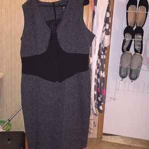 Twill gray Ashley Stewart dress